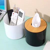 Bamboo Tissue Box Creative Simplicity Living Room Household Paper Box Napkin Box Remote Control Storage Box Roll Paper Boxes 1