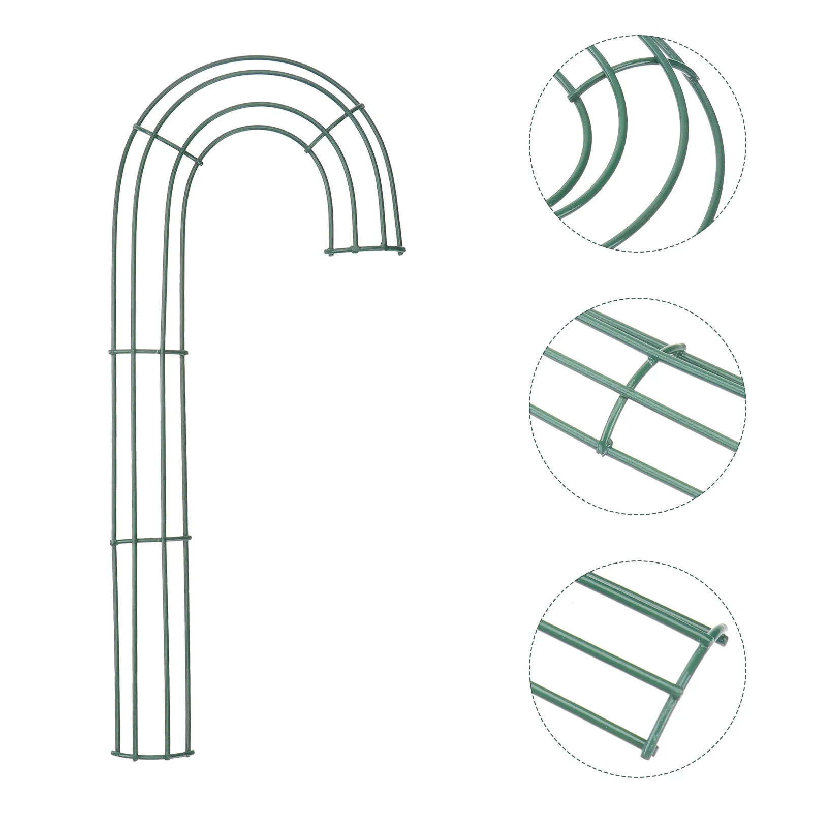 

Cane Iron Wreath Frame DIY Christmas Wreath Accessory Wall Hanging Garland for Wedding Valentines Christmas Decoration