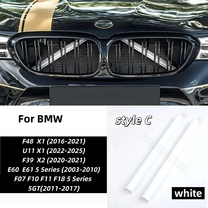 Sleek Automotive Front Grille Trim Strips