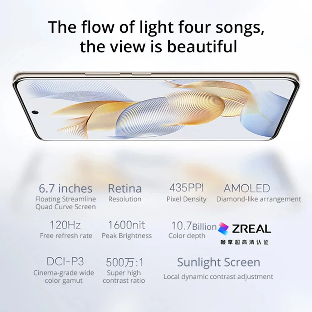 HONOR 90 Global Version 5G Smartphone 200MP Ultra-Clear Camera Snapdragon 7 Gen 1 5000mAh Battery 66W Supercharger 6.7" Display 6