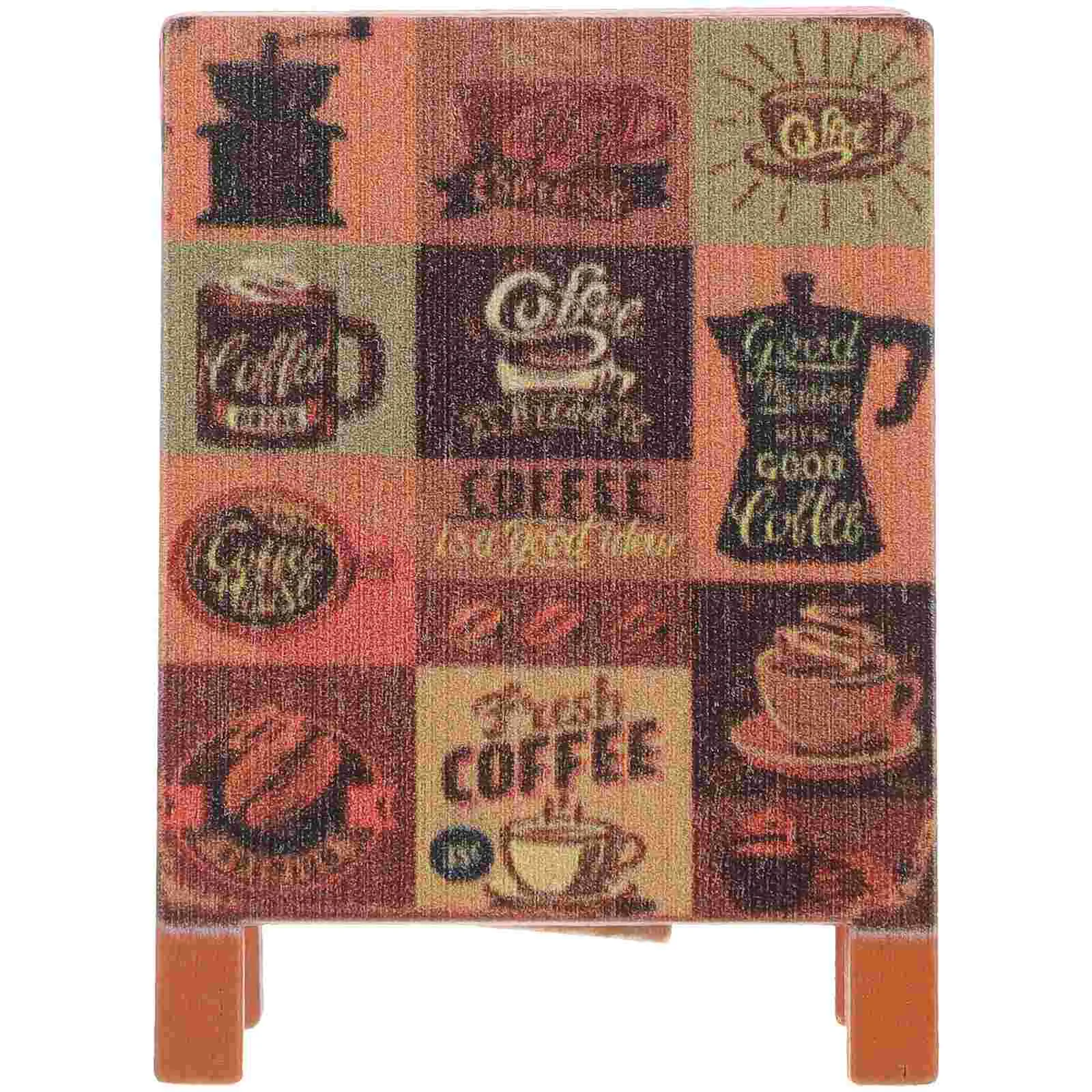 

House Simulated Wood Signboard Coffee Blackboard Decorative Ornaments Mini Decorations Signage for
