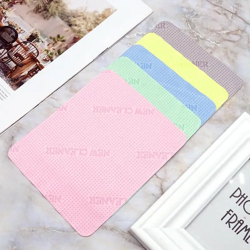 5pcs Non-slip Wipes Cleaner Clean Glasses Lens Cloth For Sunglasses Microfiber Eyeglass Clothes For Camera Computer Customized