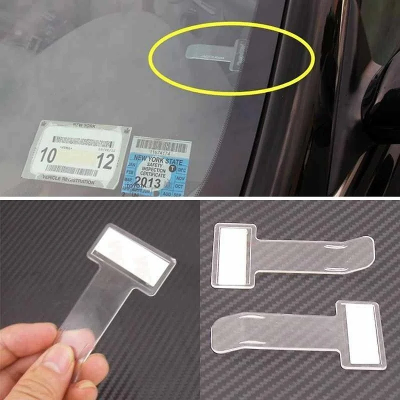 Disabled Car Parking Permit Holder Ticket Clip for Windshield Home