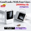 66W Fast Charging 20000mAh Large Capacity Mini Comes with Line Power Bank Fast Charging Portable Mobile Power Supply for Xiaomi 1