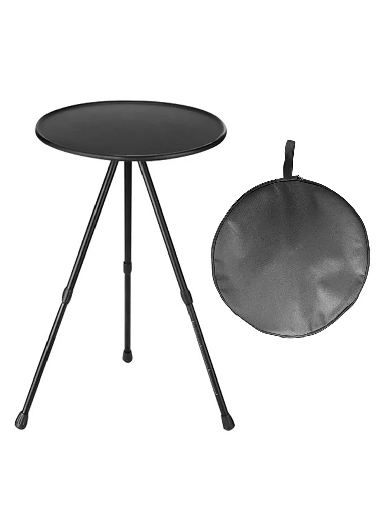 OutdoorCampingSmallRoundTableTriangleBracketDiskAdjustable