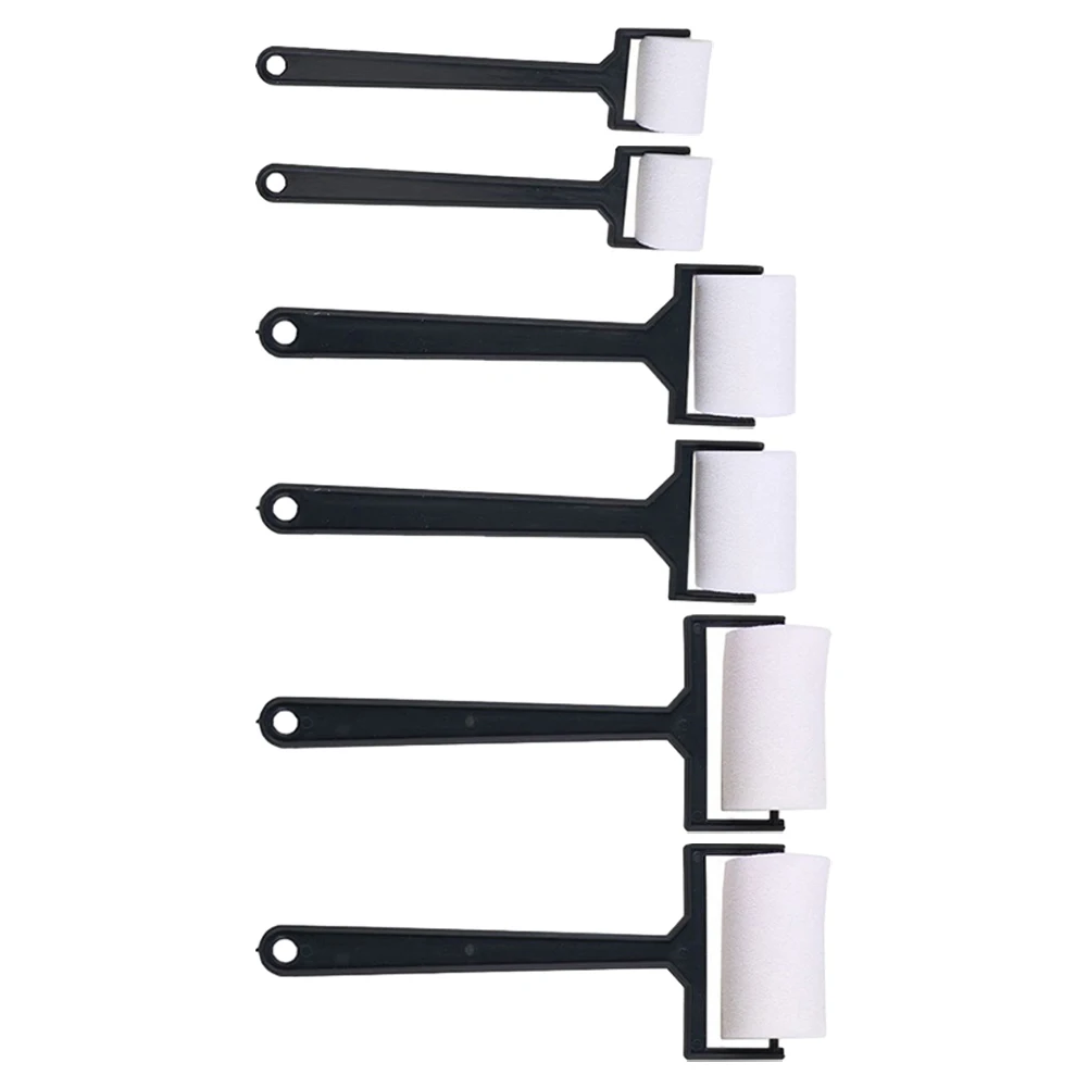 Painting Roller Brush Craft Tool For Child Paint Roller Brush Sponge Foam Brush 6pcs Lightweight Plastic Sponge