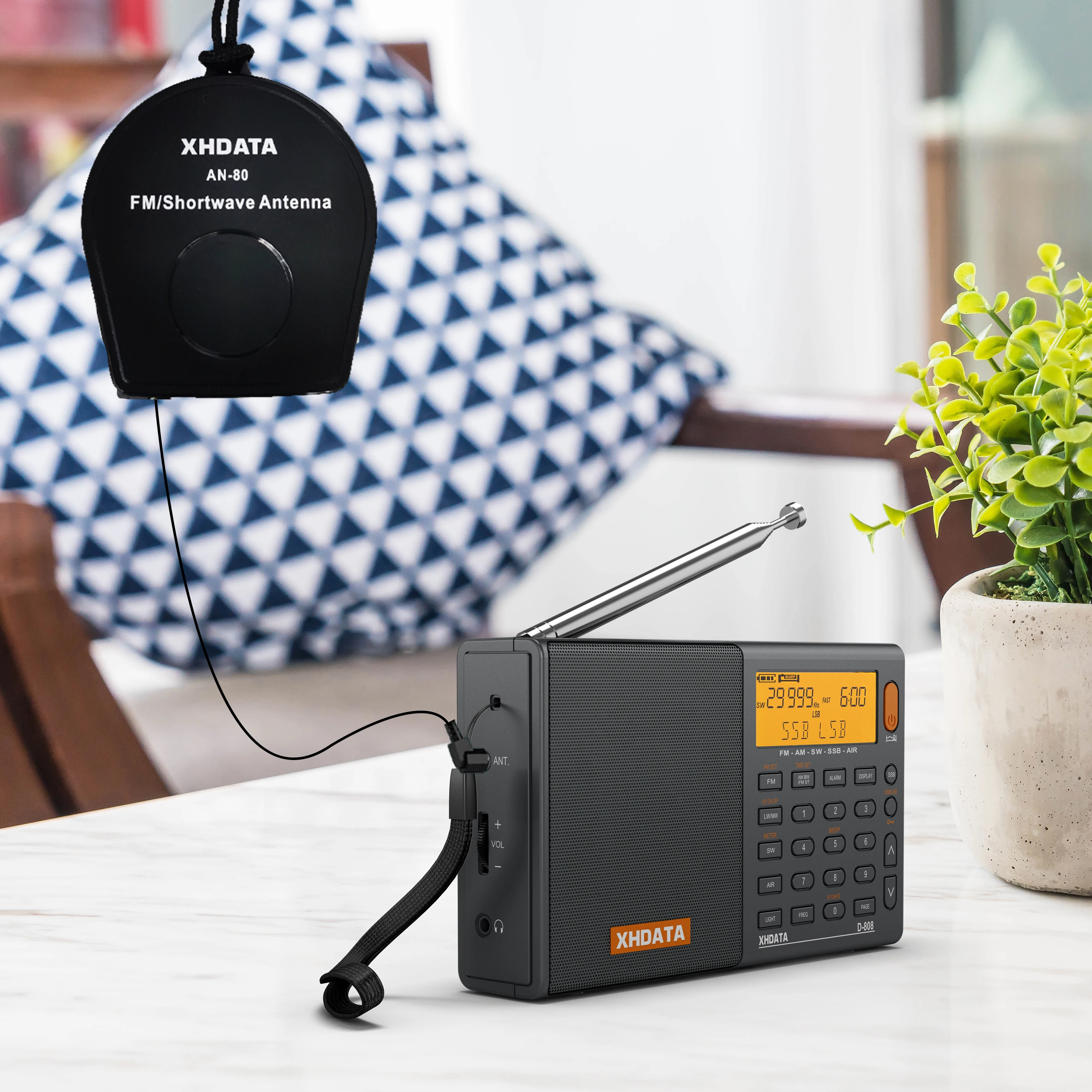 XHDATA AN-80 External Antenna Suitable with all TECSUN Radios and