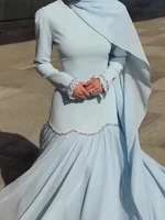 Fashion Diamond Embedded Splicing Gown Women Casual Hight Waist Draped Solid Long Dress Elegant O-neck Bubble Sleeve Gowns Dress