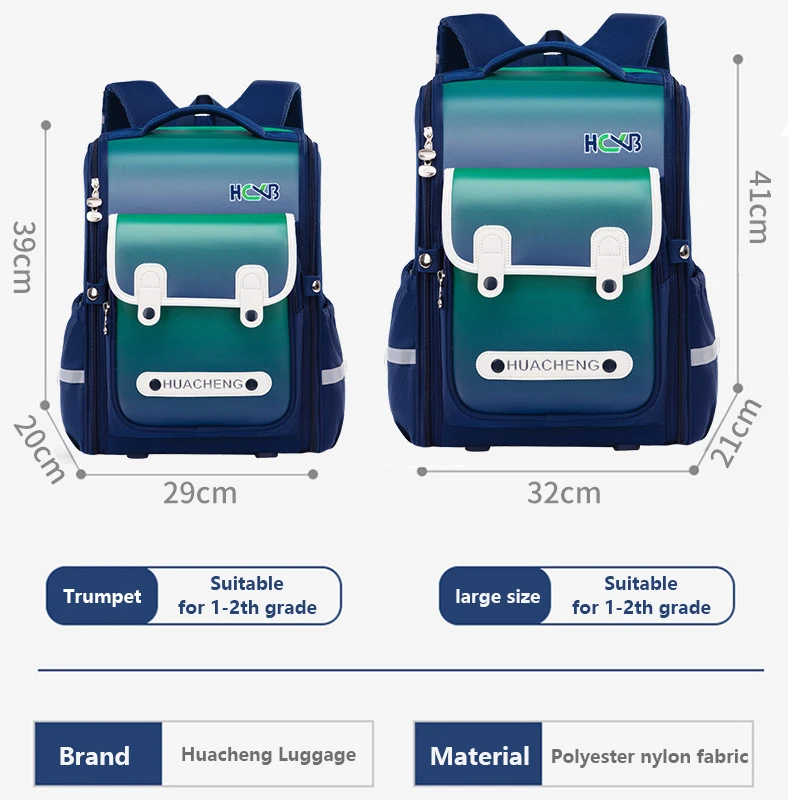 2023 Elementary School Bag Backpacks For Boys Girls Bookbag Large Capacity Light weight Backpack Kids Schoolbag Spine Protection