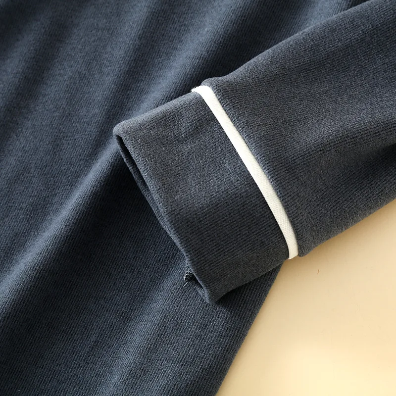 Herren Pyjama hose Plüsch Samt verdicken Home Wear Hose Freizeit stil Herbst Winter warme Schlaf hose Mann 4xl 5xl 6xl – Detail 11