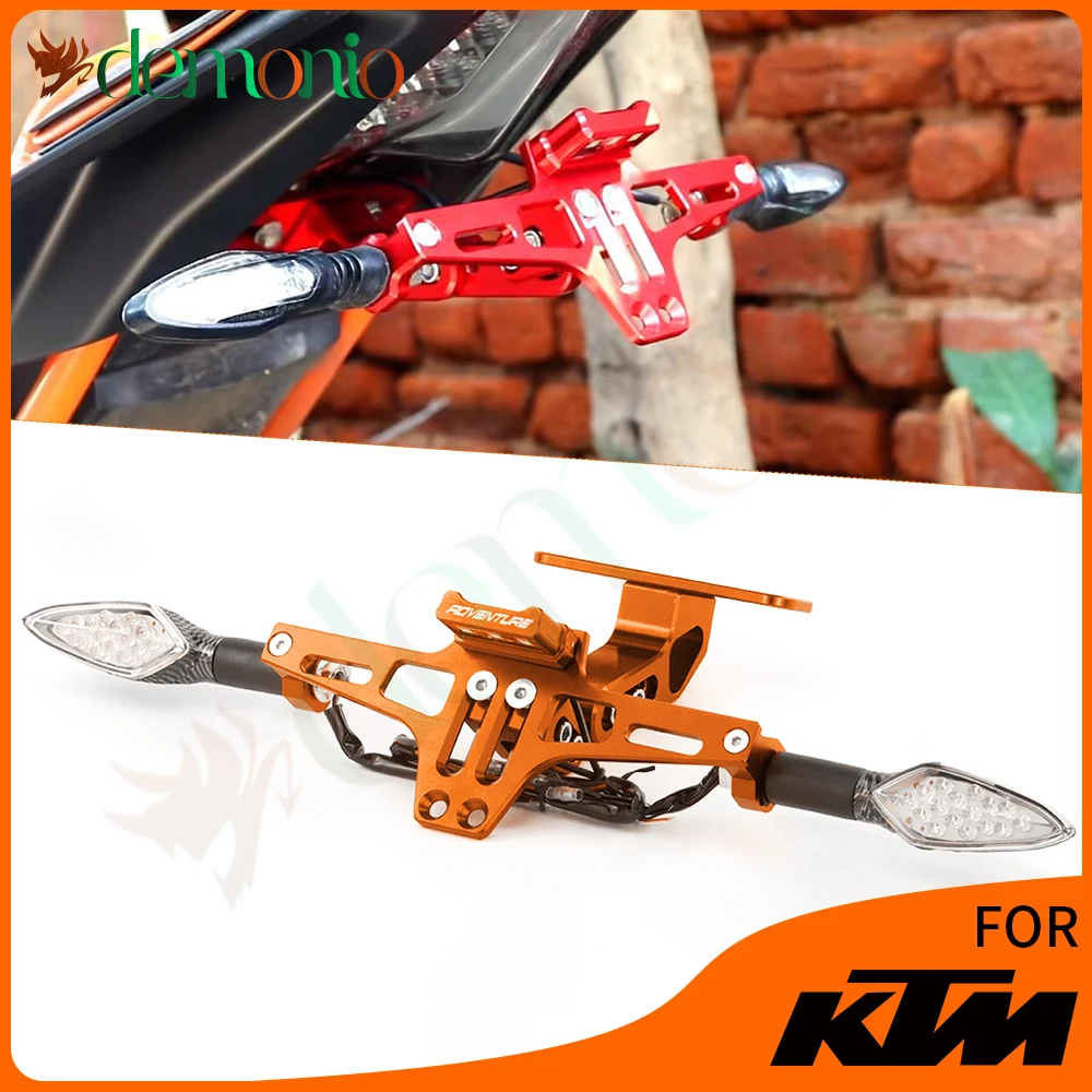 Adjustable Angle Aluminum License Number Plate Holder Bracket Frame For