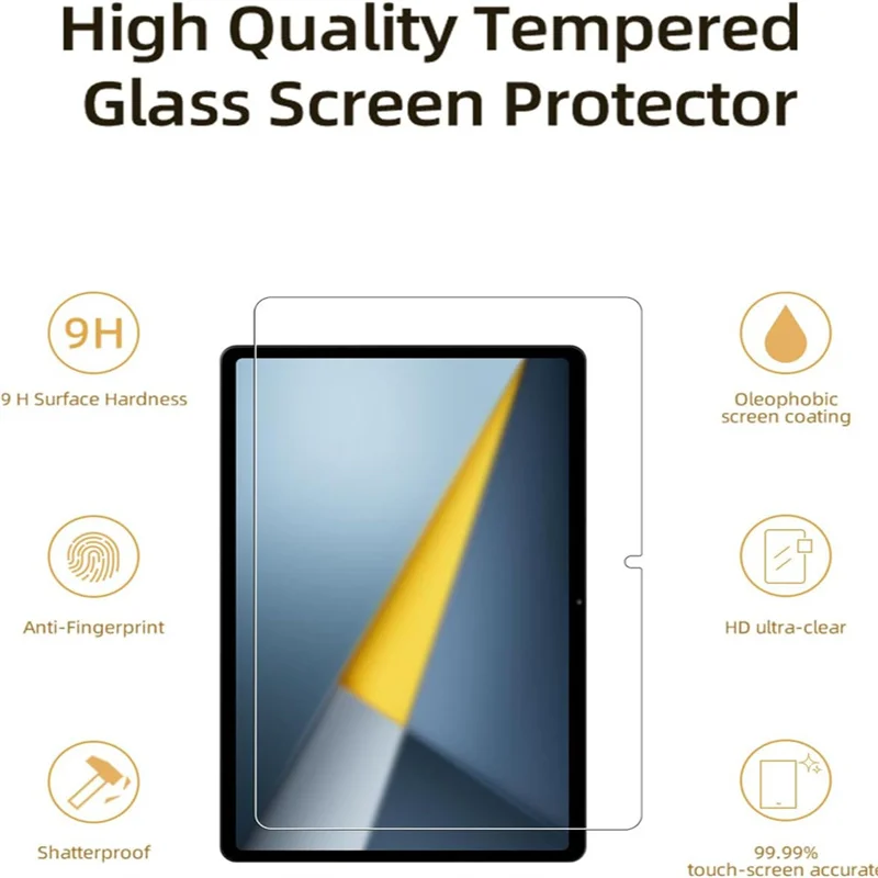 Premium Tempered Glass Screen Protector - 9.7 Inch, Anti-Scratch, Anti-Fingerprint, Clear Tablet Coverage