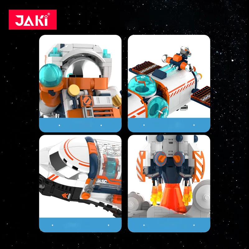 Space Exploration Astronaut Rocket Building Block Toy Gift