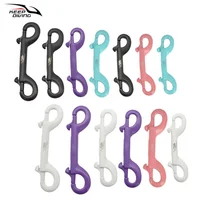 1 PCS KEEP DIVING 316 Stainless Steel Scuba Diving Double Ended Hook Accessory For Equipment BCD Chioce Snap Bolt kit Quick Draw 1