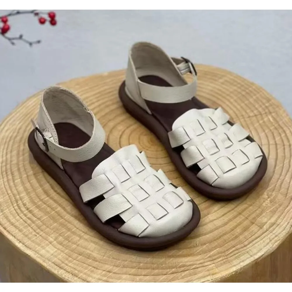 Women Sandals Summer Open Toe Women's Shoes Flat Sandals For Women Non-Slip Comfortable Lightweight Walking Sandals