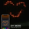 Smart Light String Led Curtain Lamp Bluetooth App Music Sync DIY Picture Display Text String for Festival Party Proposal Atmosp 1