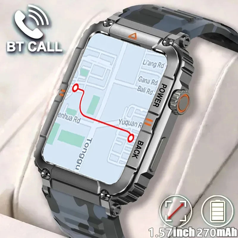 2024 Nuovo Gps Esercizio Traiettoria Smart Watch Esclusivo Personalizzato Reloj Ai Voice Bluetooth Call Smartwatch Relógio Feminino