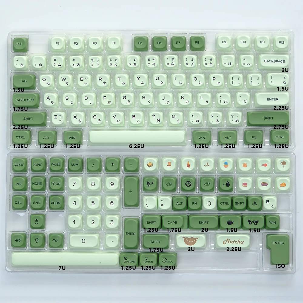 Semelhante ao MOA Keycaps, MAC ISO, Japonês, Coreano, Russo, KOA PBT