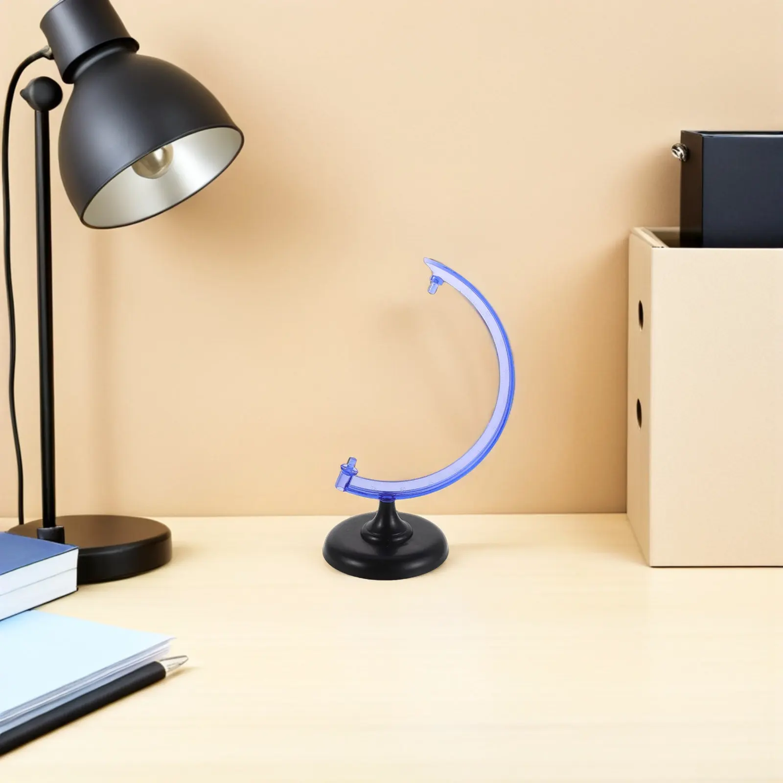 세계 지구본 스탠드 플라스틱 지구본 받침대 교체용 데스크탑 지리 교육 도구 교실 사무실 전시대