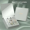 6Pcs Nail Cutter set Colorful ear Scoop Nail clipper Portable Zipper Nail clipper portable beauty nail care set 1