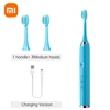 XIAOMI USB Rechargeable Electric Sonic Toothbrush Waterproof Electronic Ultrasonic Whitening Tooth Brushes Replacement Heads 2