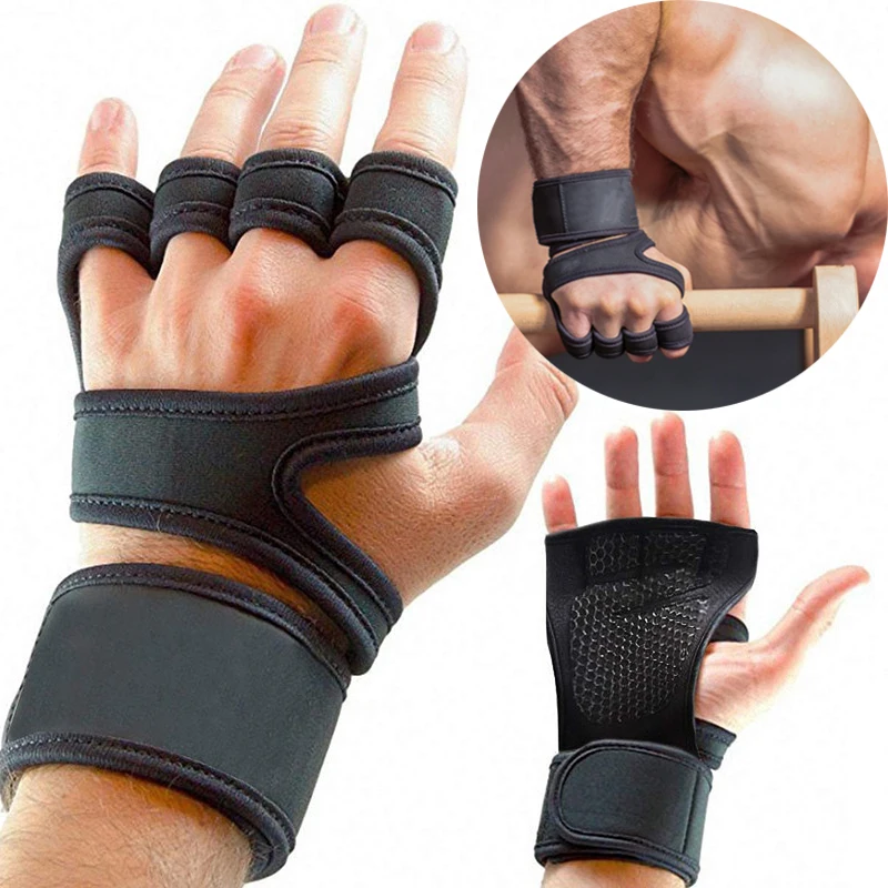 WeightliftingTrainingGlovesWristSupportforMenWomenSports