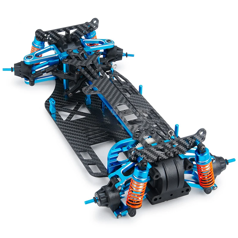 

Плоская рама из алюминиевого сплава 1:10, Модернизированная рама TAMIYA metal TT01 TGS из углеродного волокна.