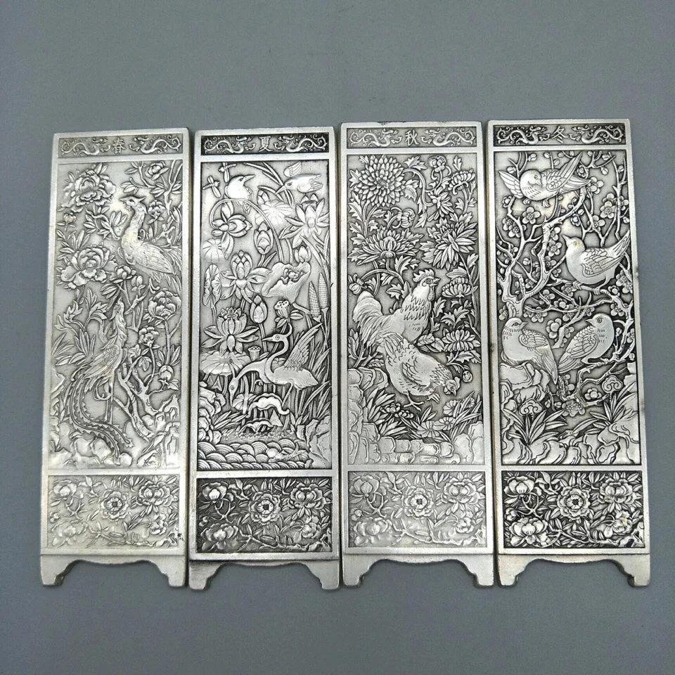 장식 벽 파티션 스크린 아트 데칼 주방 흰색 구리 중국 접이식 파티션 룸 파티션 스크린 