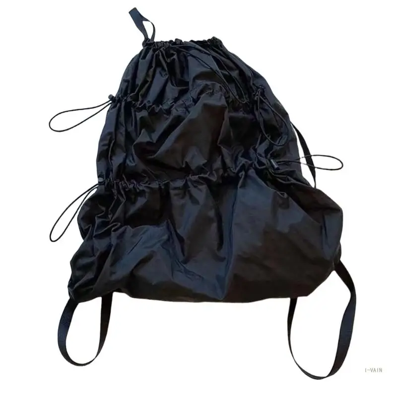 M5TC Student School Backpack Travel Backpack Woman Large Capacity Drawsting