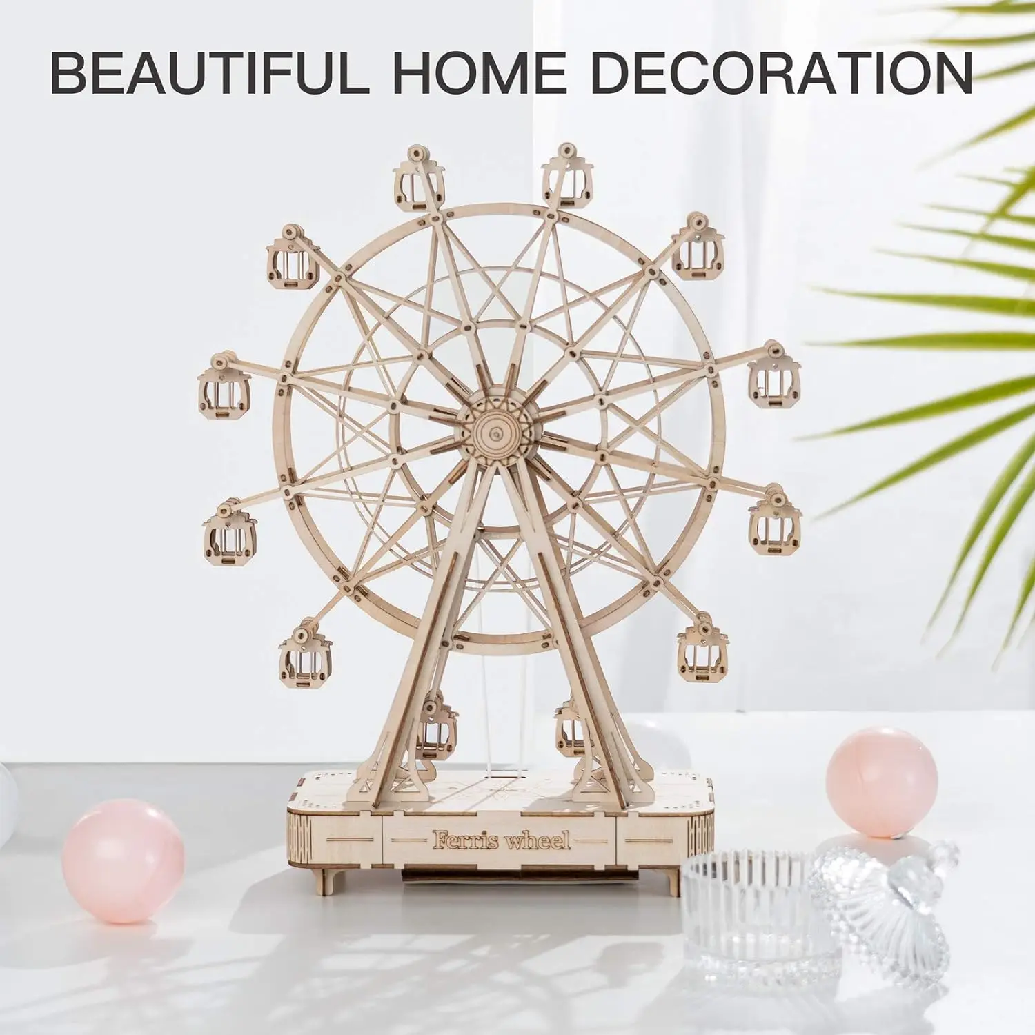 ホイール　ミニチュア　フィギュア　オブジェ Amazon.com: Ferris Wheel Model,London Eye Ferris Wheel,3D