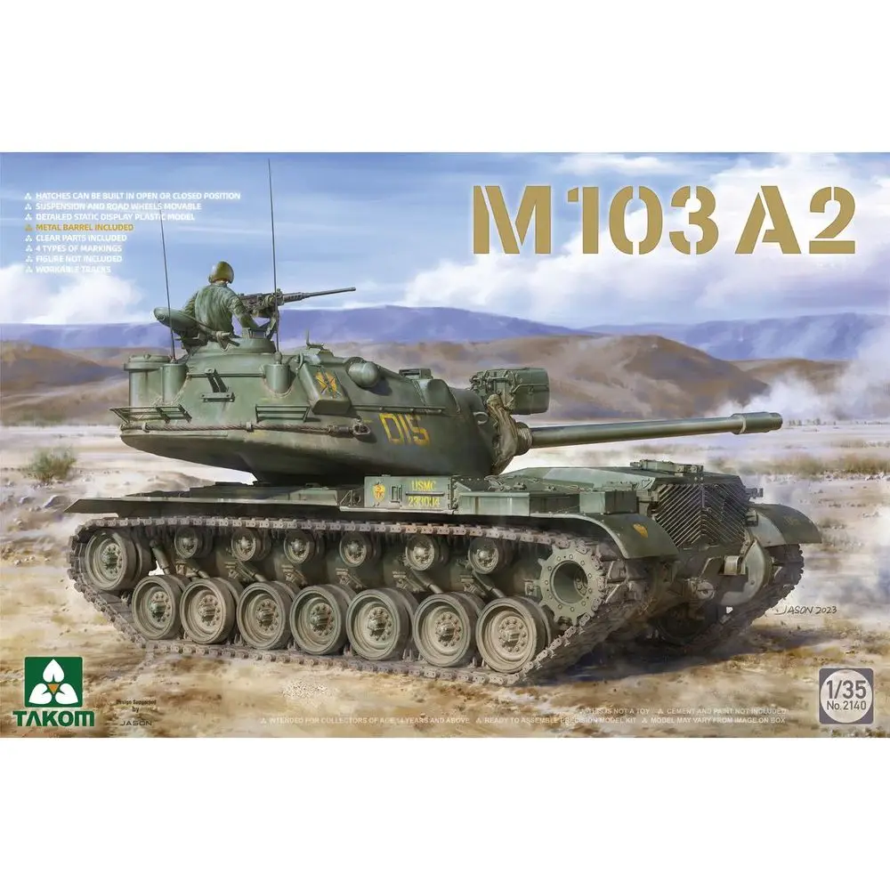 

Таком 2140 1/35 США тяжелый танк M103A2-набор моделей
