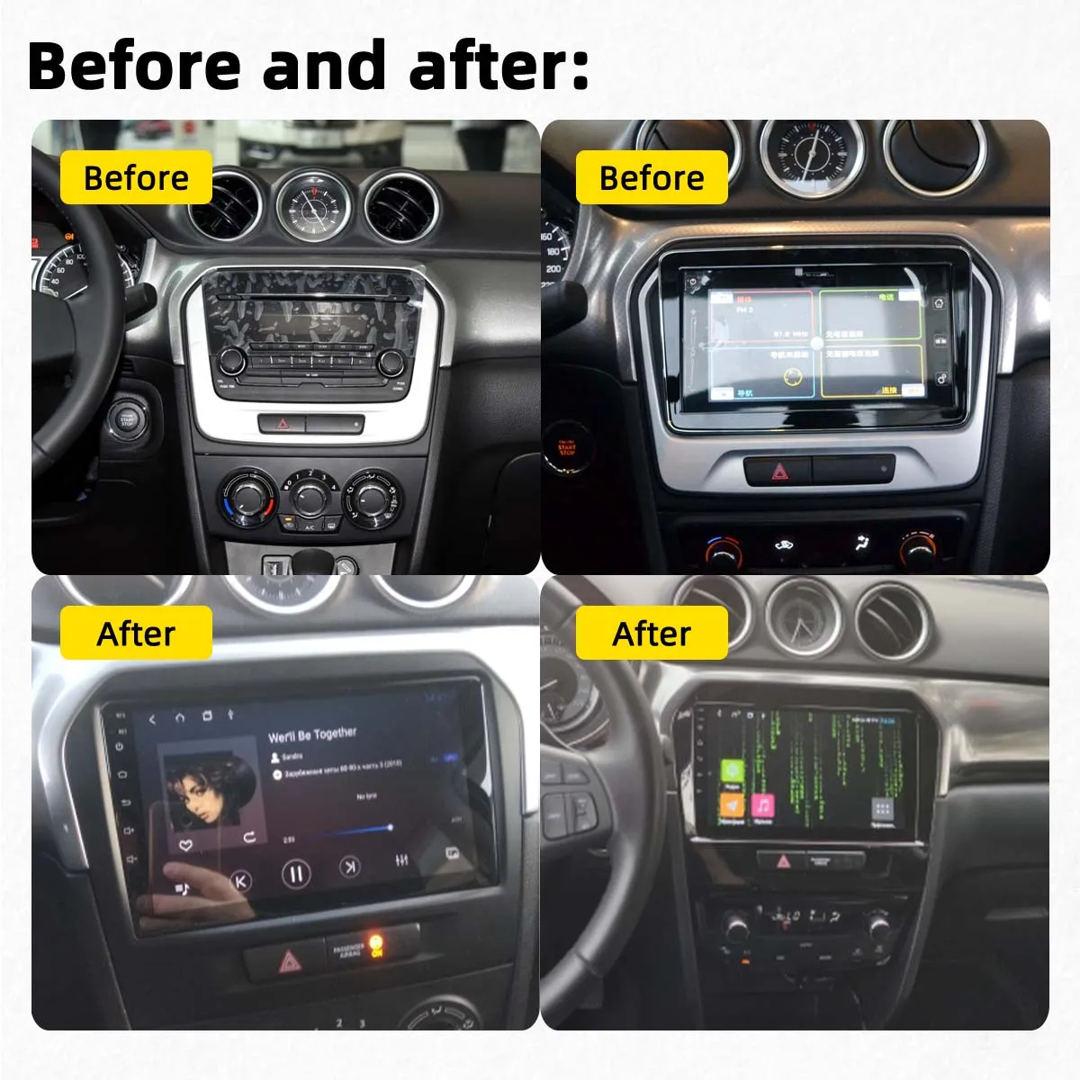 Autoradio Gps Suzuki Vitara 2015 à 2020