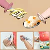 Baby Cartoon Tableware Set Children Utensil Stainless Steel Toddler Dinnerware Cutlery Cartoon Infant Food Feeding Spoon Fork 2