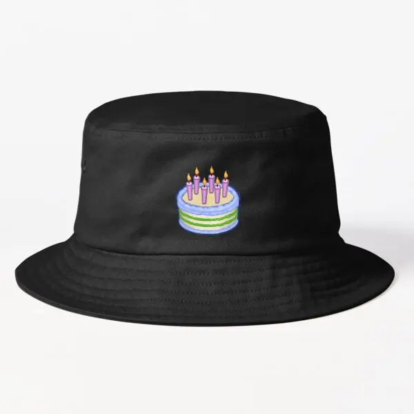 

Toontown Cake Bucket Hat N21Mens Outdoor Casual Caps Solid Color Women Boys Fish Sport Fishermen Spring Sun Hip Hop