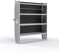 SH-6005 Steel Mid/High Roof Van Shelving Storage System Fits Transit, NV, Promaster and Sprinter,Van Shelving Units 1