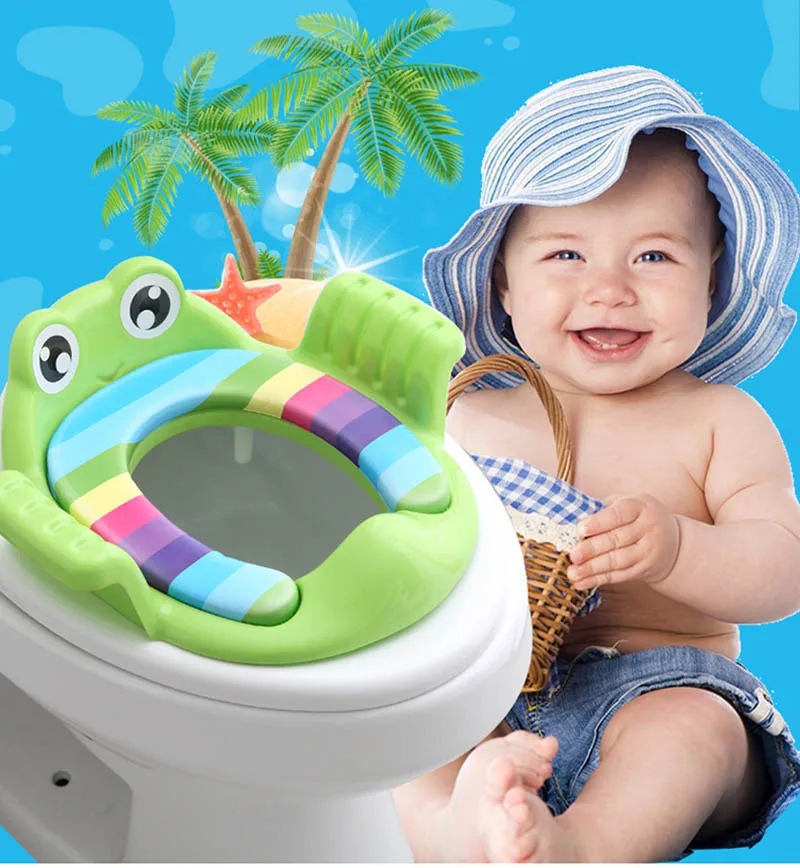 

Infant Baby Toilet Potties Seat Children Potty Safe Seat with Armrest Toilet Training Outdoor Travel Potty Cushion for Girls Boy