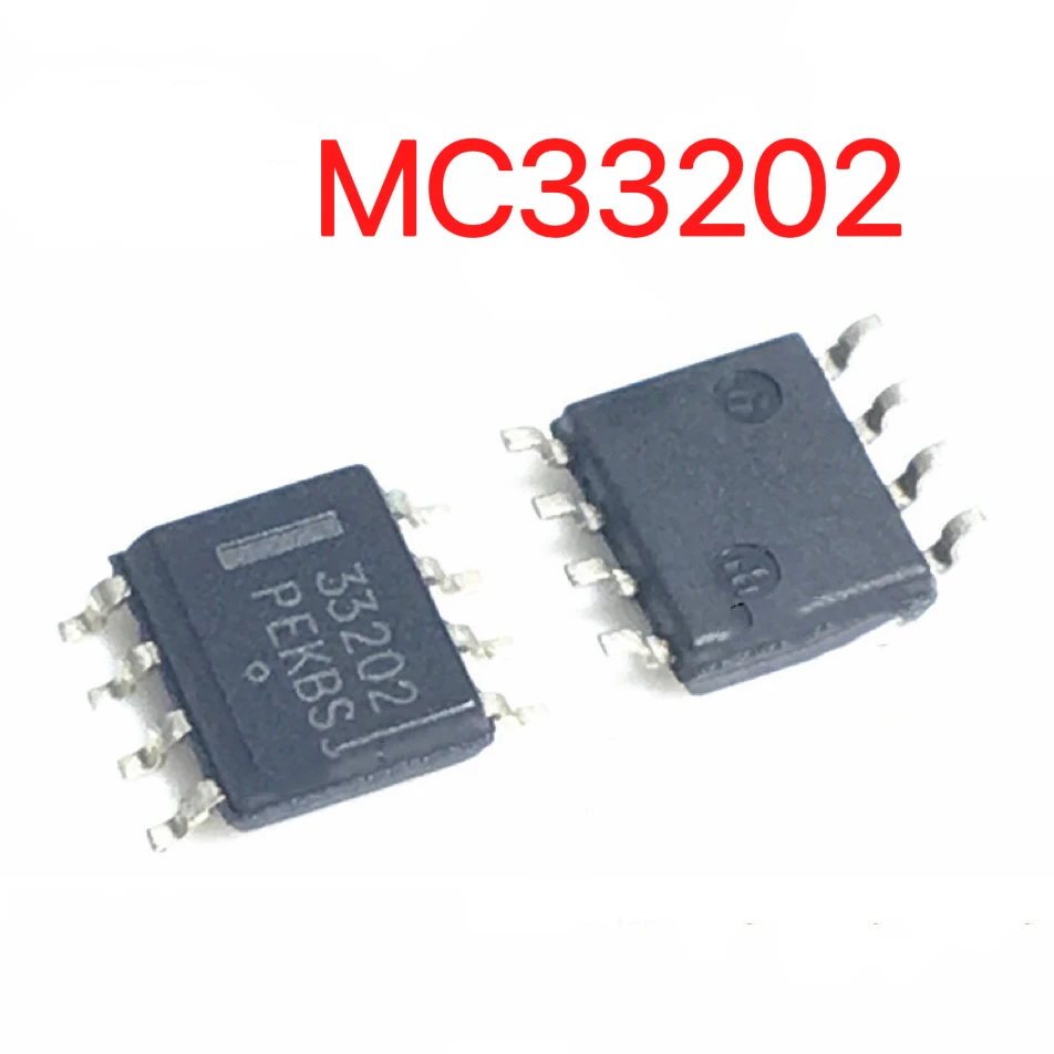 

MC33202DR2G chip MC33202 SOIC-8 SOP-8 импортный Шелковый экран 33202 оригинал