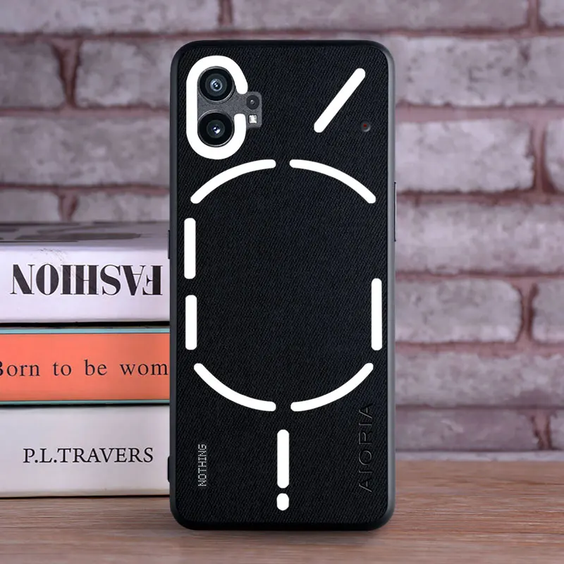 Luxury Textile Leather Soft TPU Phone Cover