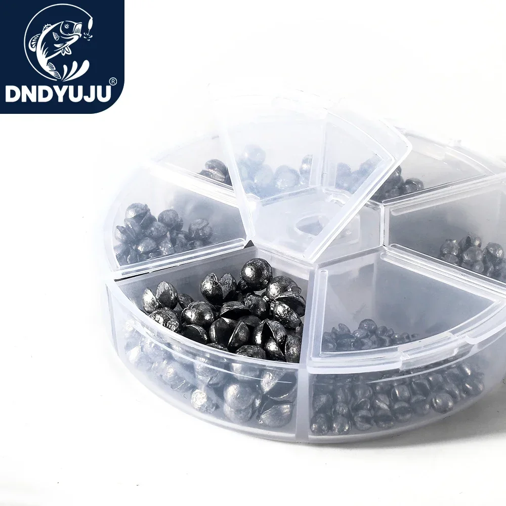 300pcs Fishing Round Split Ring Fishing Lead Sinker For Float Tackle Good Accessories