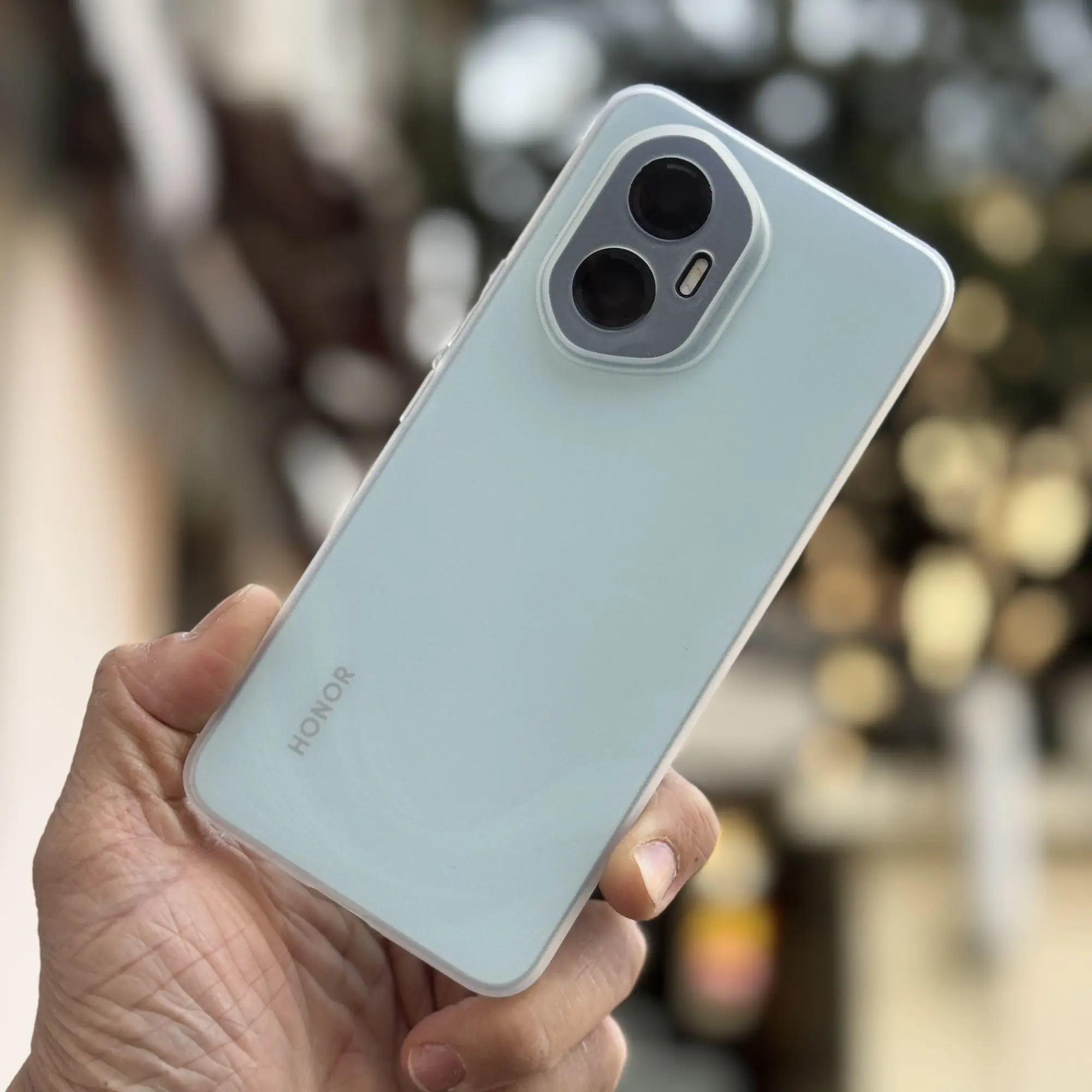 Luxury White Matte Soft Case - Ultra-Thin Full Cover with Fine Hole Design