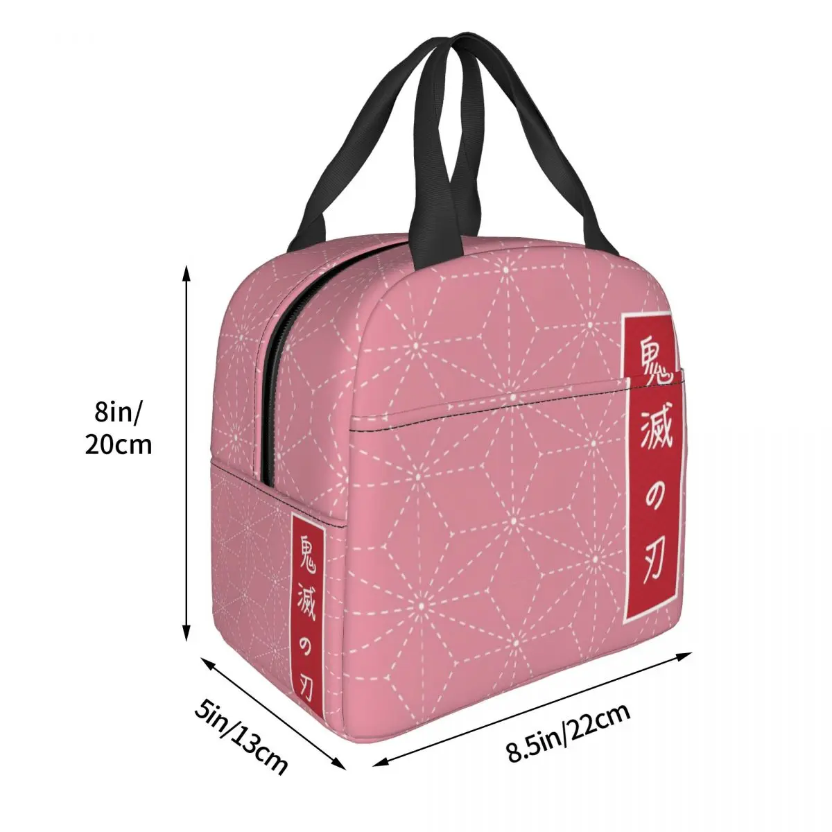 Kimetsu No Yaiba Anime Thermal Insulated Lunch Bag Women Demon Slayer Nezuko Lunch Container for Outdoor Picnic Storage Food Box 3
