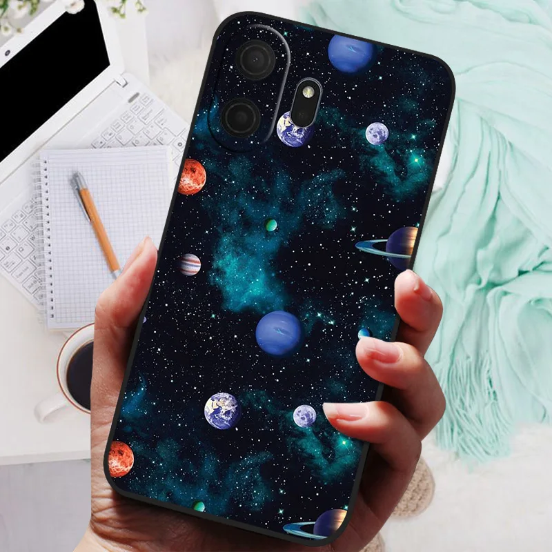 TCL NxtPaper70 Pro Cartoon Silicone Back Cover - Soft Bumper Coque