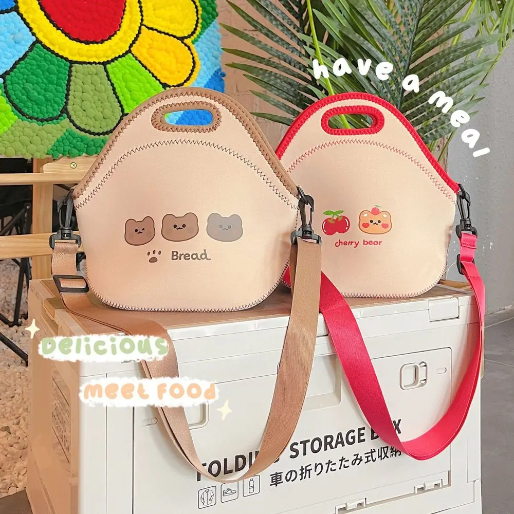 Vintage Cute Cartoon Bear All-match Cotton Outdoor Maternity Handbags Stroller Nappy Bag Baby Diaper Bags Mommy Shoulder Bags