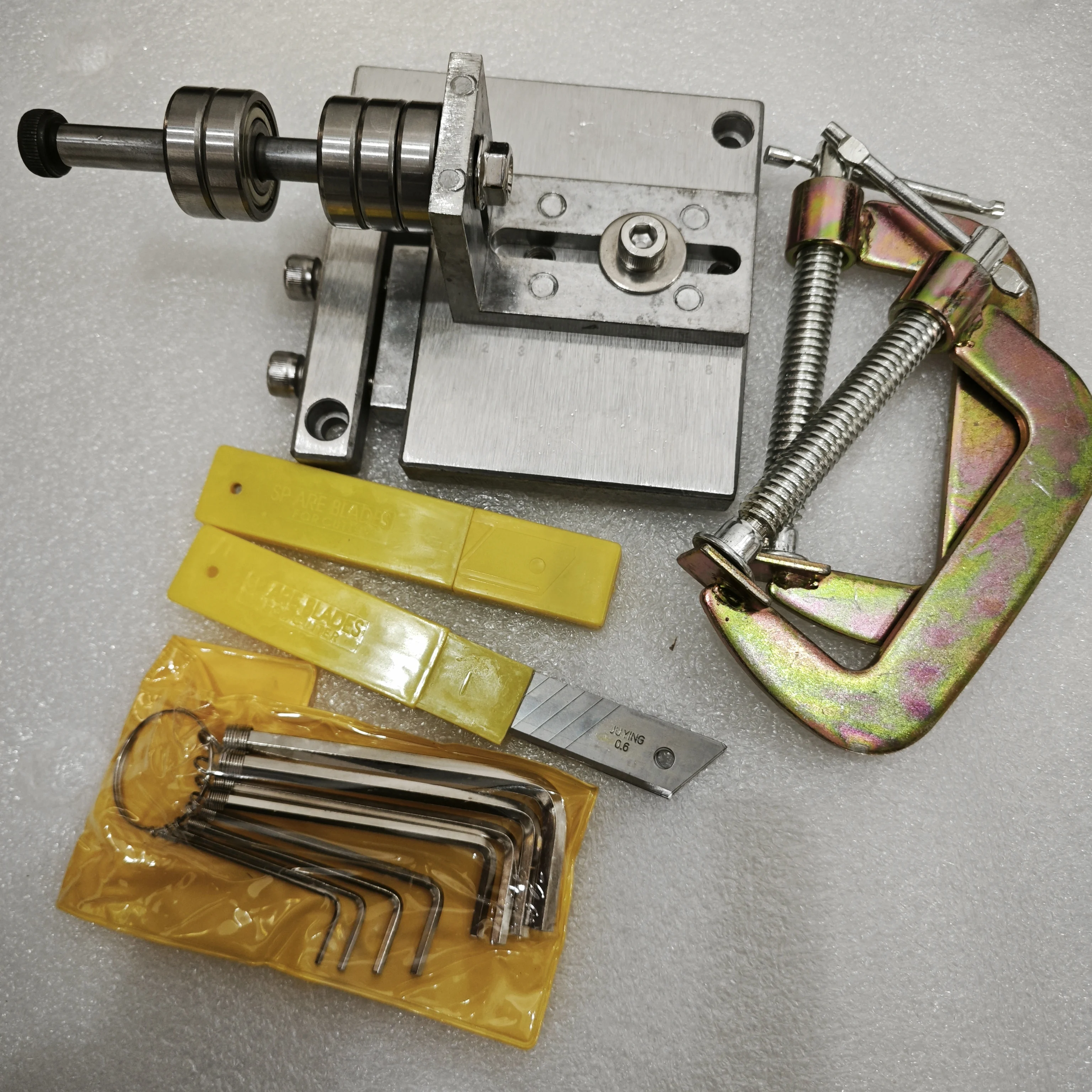 Aluminum Leather Strap Cutter Machine Leather Strip Cutting Tool Manual Belt Cutting Device for DIY Craft detail image 5