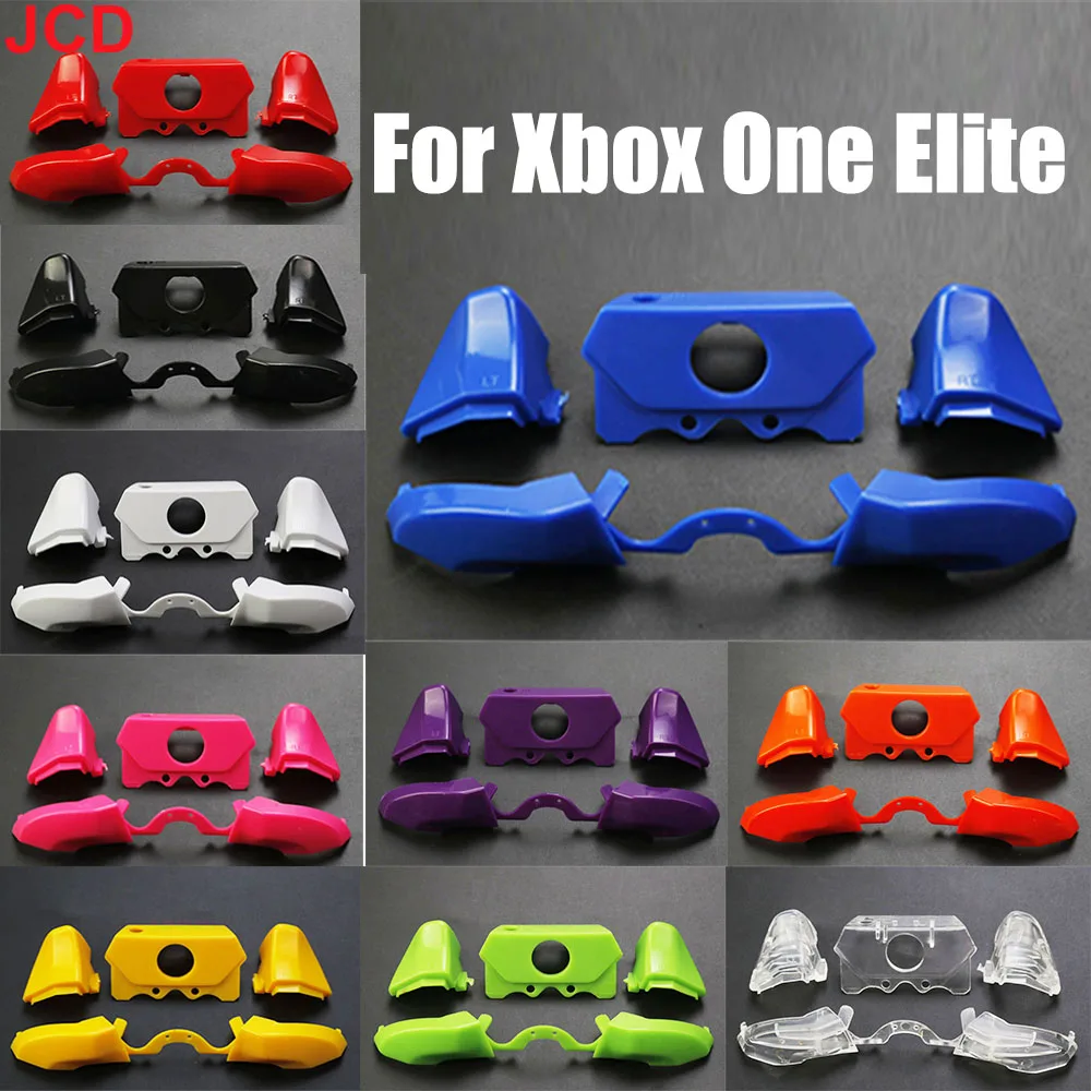 

JCD 1Set LT RT LB RB Bumpers Triggers Buttons with Front Bezel Repair Kit For Xbox One Elite Controller Game Accessories