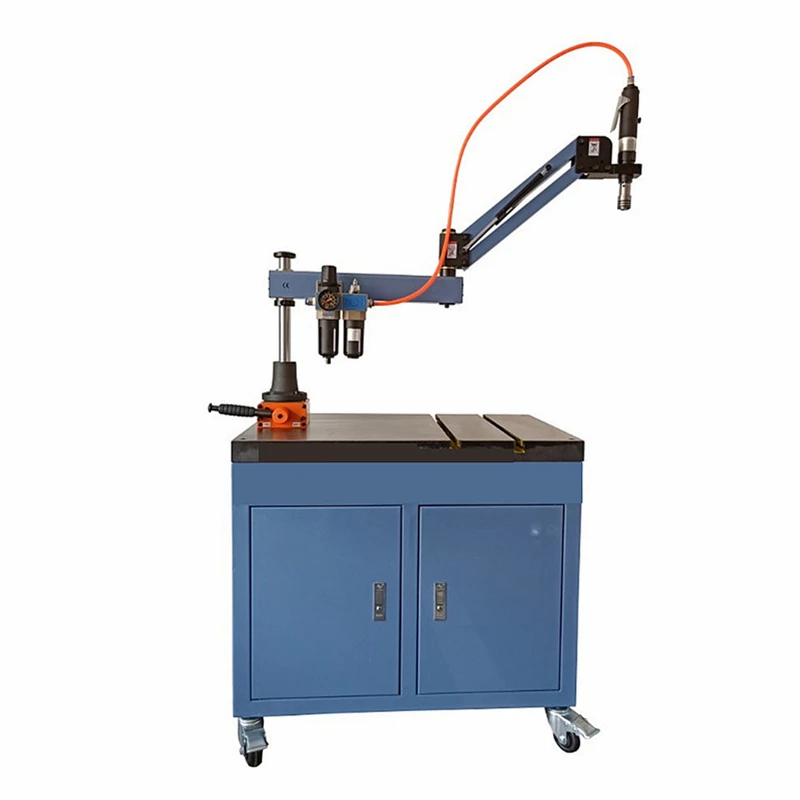 M3-M16 CNC Automatic Pneumatic Tapping Machine Air Threading Machine Pneumatic Tapper Tool Universal Head With Chucks 3