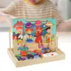 Wooden Dress up Puzzles Matching Sorting Toy for Ages 2 3 4 5 Kids 2