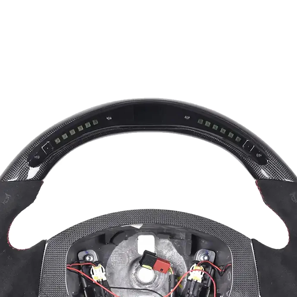 LED 탄소 섬유 레이싱 카 스티어링 휠, 페라리 F430 용, 새로운 디자인