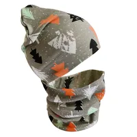 2pcs Cartoon Kids Scarf Hat Sets Girl Baby Hat Autumn Winter Baby Hat for Boys Newborn Infant Children Beanies Cap Scarf 2
