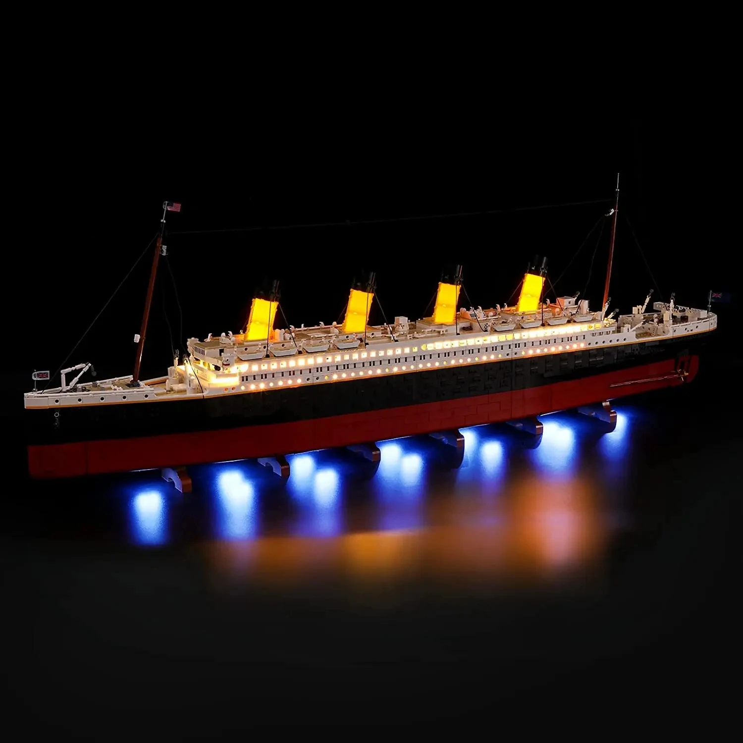 Set De Construcción MOC Del Titanic - 9090 Piezas De Bloques - Réplica Del Modelo ICONS - Nuevo